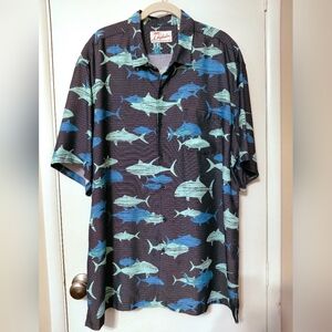 Kahala The Original Aloha Shirt Since 1936 Mens XXL Ahi Ahi Ulua
